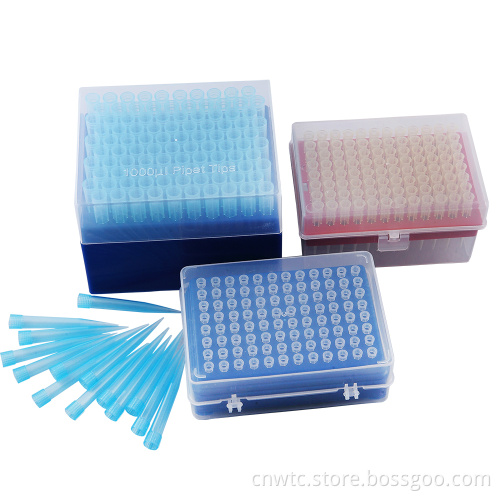 Lab Liquid Universal 1ml Blue Clear Plastic Pipette Tips: High-Quality Laboratory Supplies for Accurate Liquid Handling